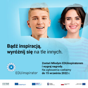 plakat konkursu EDUinspiracje
