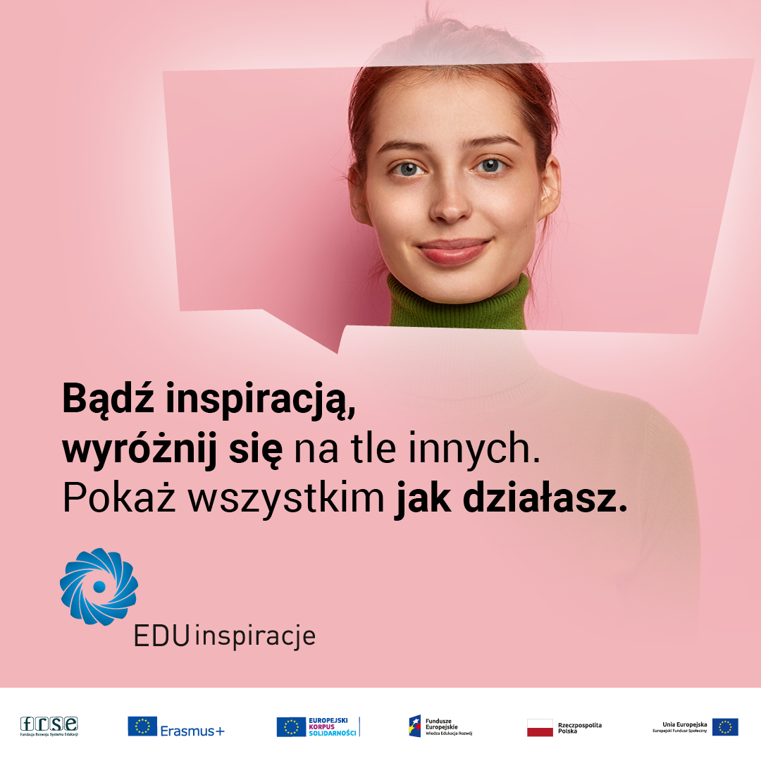 plakat konkursu EDUinspiracje