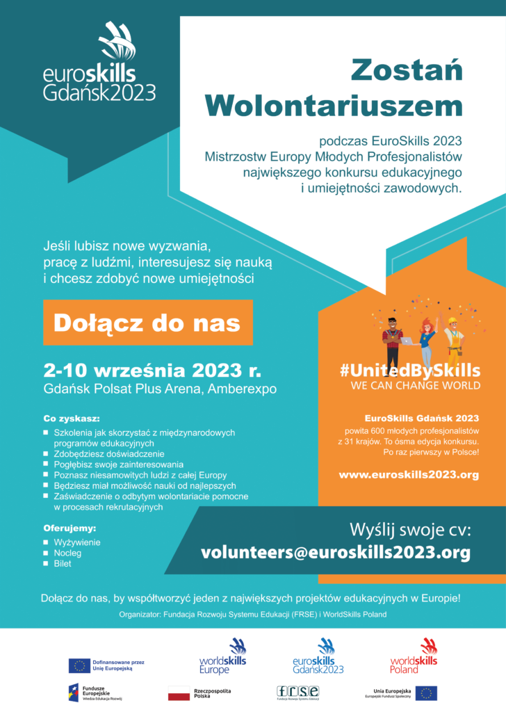 plakat EuroSkills Gdańsk 2023