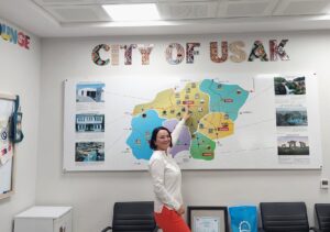 dr Anna Ziółkowska oraz dr Katarzyna Miłek w Uşak Üniversitesi (Turcja)