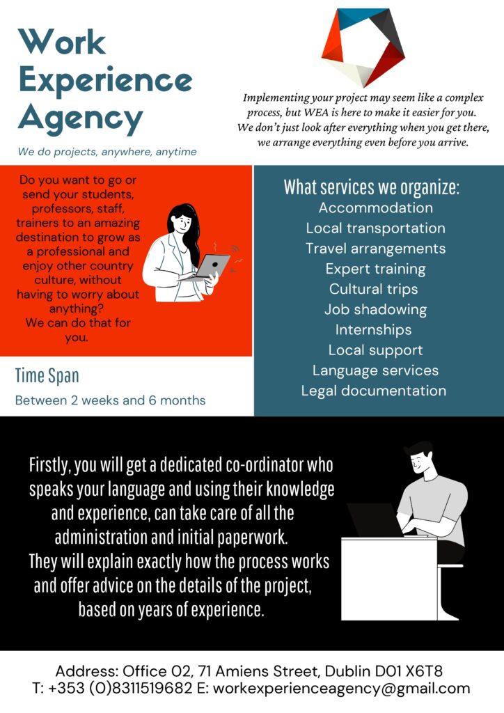 oferta firmy Work Experience Agency