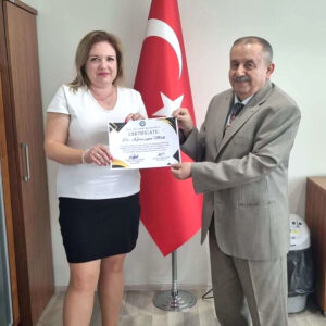 dr Katarzyna Miłek w Uşak University (Turcja)