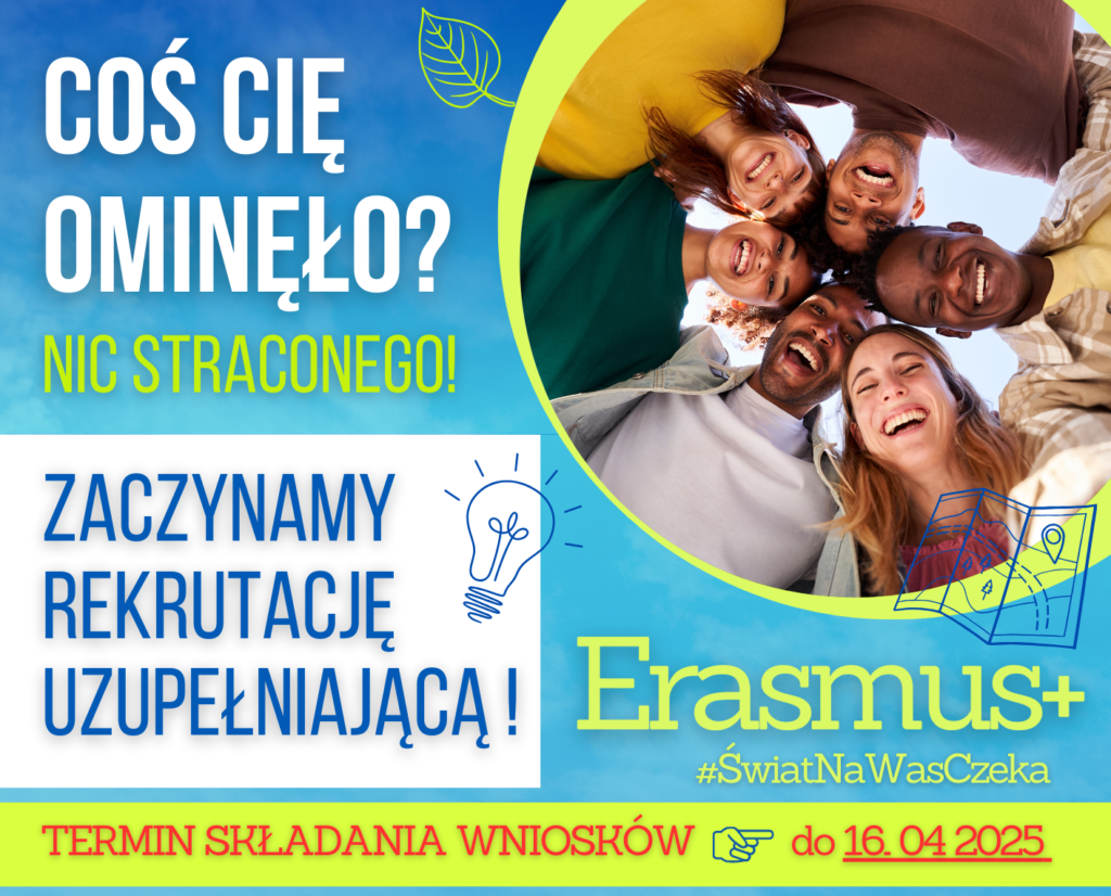 Nabór uzupełniający wniosków studentów oraz nauczycieli akademickich PANS w Głogowie do programu Erasmus+