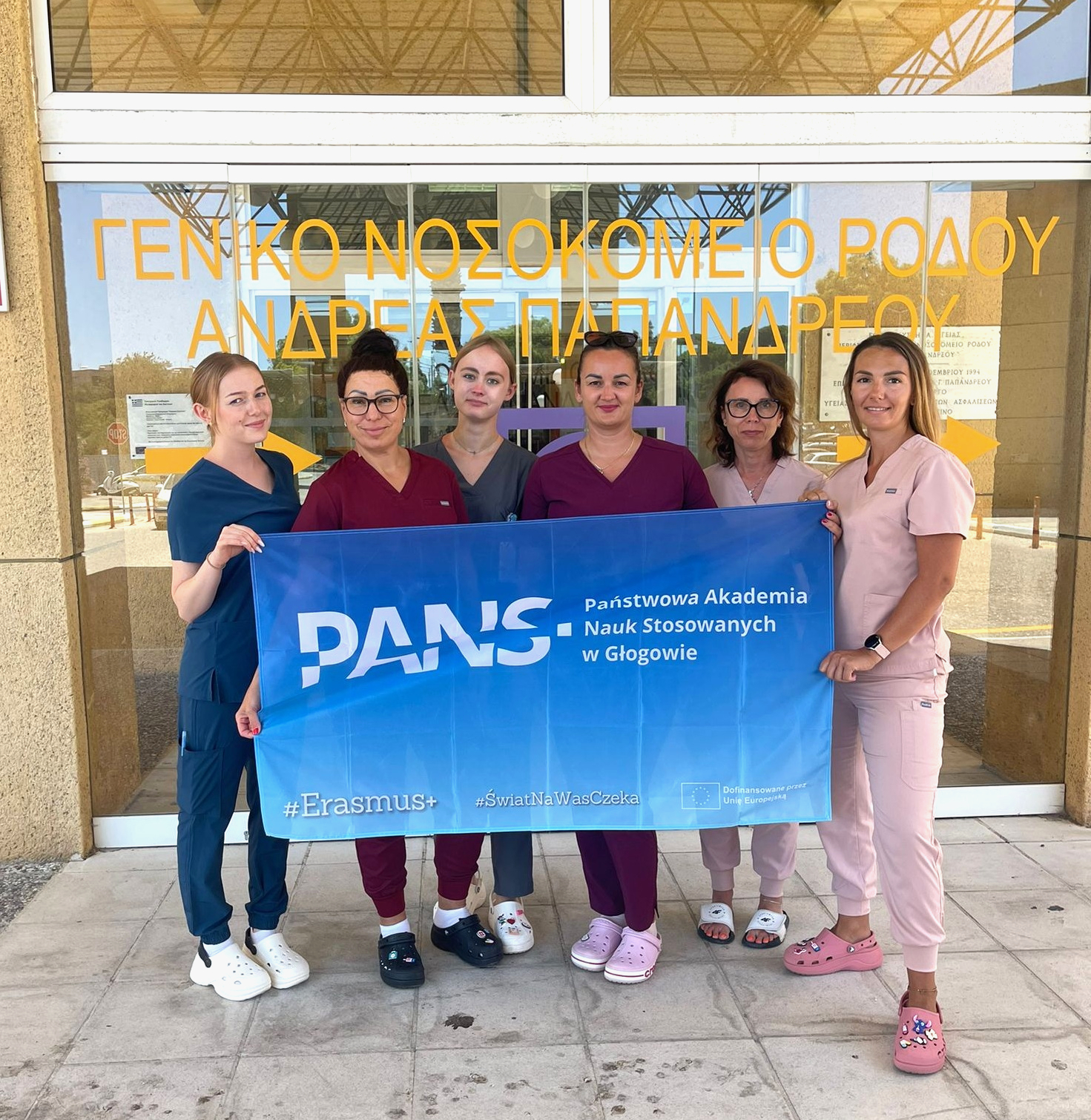 Studentki pielęgniarstwa na praktykach w Grecji w ramach programu Erasmus+