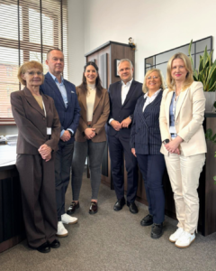 Spotkanie zespołu uczelni z gośćmi z Niemiec Erasmus+ pielęgniarstwo