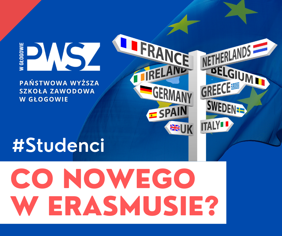 banner "Co nowego w Erasmusie?"