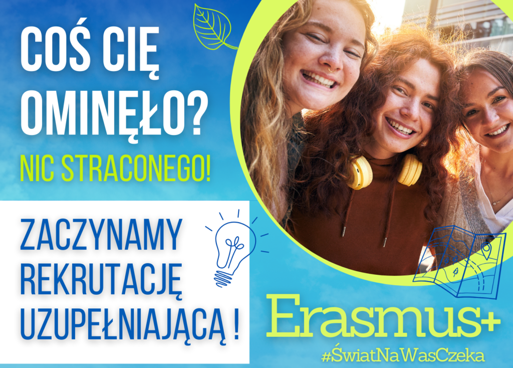 Nabór uzupełniający wniosków studentów oraz pracowników PANS w Głogowie do programu Erasmus+ (wyróżniający)