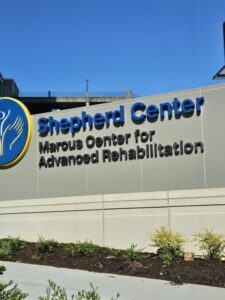 Praktyki studentów i absolwentów pielęgniarstwa w Marietta (USA) w ramach programu Erasmus+ (widok na Shepherd Center)